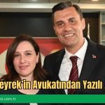 Başkan Zeyrek’in Avukatından Yazılı Açıklama