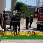 Valilik Önünde Kendini Yakmak İstedi