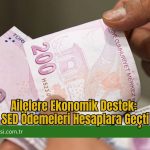 Ailelere Ekonomik Destek: SED Ödemeleri Hesaplara Geçti
